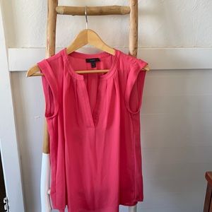 J Crew Coral Sleeveless Blouse